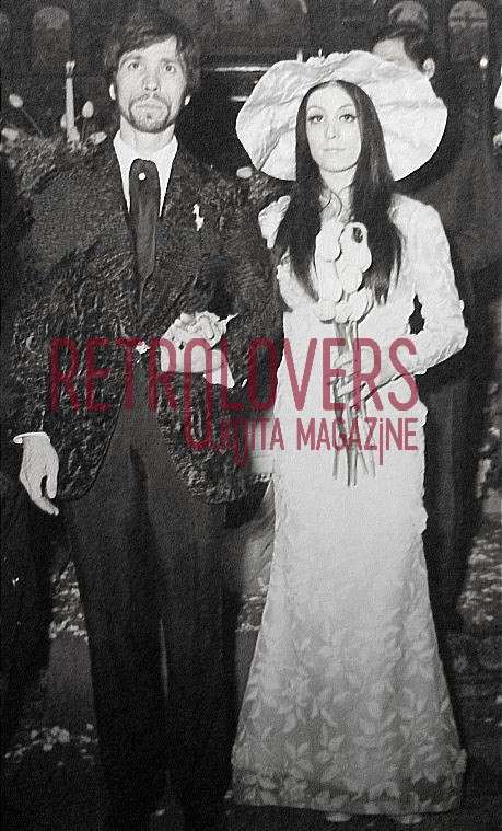 Φώτης Μεταξόπουλος και Νάντια Φοντάνα, την ημέρα τού γάμου τους, την χρονιά τού 1970..